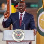 Kenya's President William Ruto makes remarks, during the swearing-in ceremony of his new Deputy President, Kithure Kindiki, at the Kenya International Convention Centre (KICC) in Nairobi on November 1, 2024. Kindiki is an academic turned politician who was thrust into the limelight when he defended his boss President William Ruto at the International Criminal Court.
The 52-year-old millionaire served as interior minister for more than two years before taking over as deputy president on November 1, 2024 following the historic impeachment of his predecessor, Rigathi Gachagua. (Photo by SIMON MAINA / AFP) (Photo by SIMON MAINA/AFP via Getty Images)