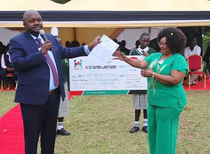 The Member of Parliament for Butere Constituency, Tindi Mwale, has revealed cases of fraud in the NG-DFC bursary program, leading to the dismissal of two individuals.PHOTO/MICHAEL SIFUNA/Tandao Media Group.