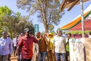 President Ruto during the groundbreaking for the construction of Busia Stadium in Matayos Constituency, Busia County on March 18, 2026.