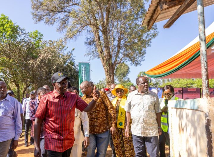 President Ruto during the groundbreaking for the construction of Busia Stadium in Matayos Constituency, Busia County on March 18, 2026.