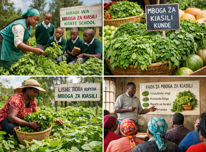 Wataalamu Wahimiza Kilimo cha Mboga za Kiasili.AI-Generated Image. TMG Stock
