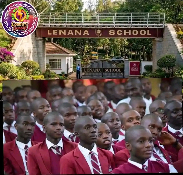 An image showing a section of Lenana School students.