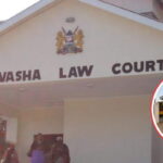 An image of the Naivasha Law Court with an insert of Utumishi Girls' School.Photo Facebook