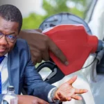 A photo collage of Energy CS Opiyo Wandayi and a car being fuelled at a service station, April 7, 2026.