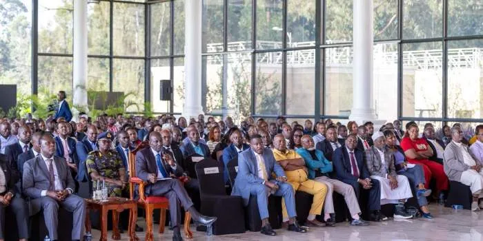 President William Ruto hosting traders at Statehouse on September 2. PCS